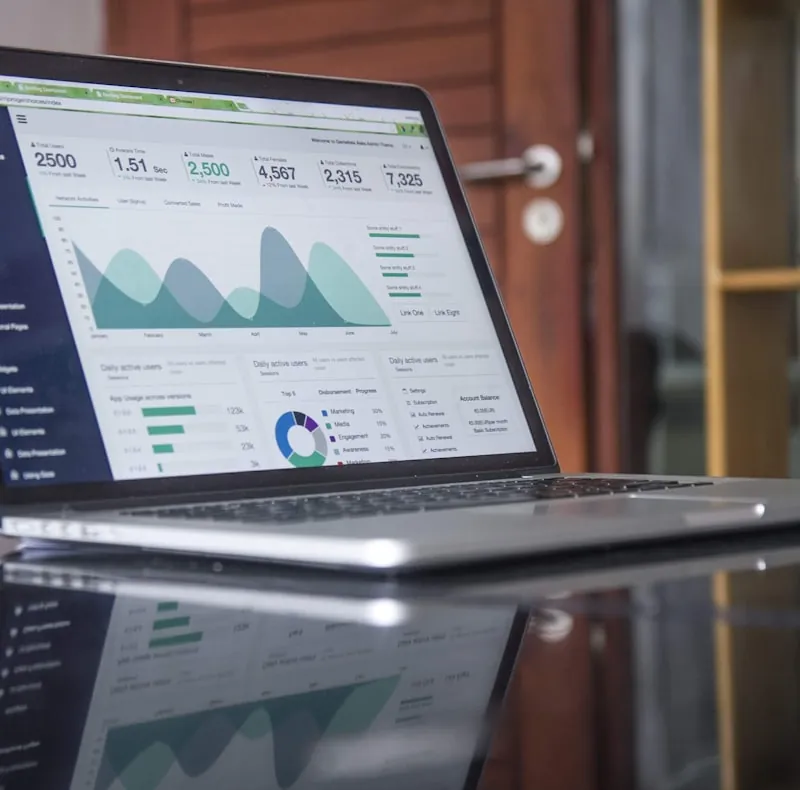 Sales leader reviewing pipeline analytics